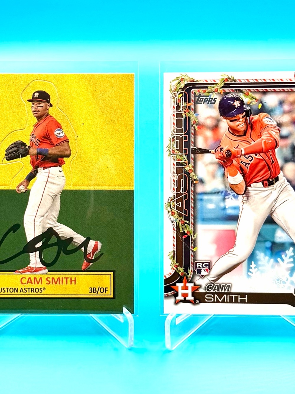 🔥Cam Smith Rookie Lot! Archives Punch Out Rookie Card + Topps Holiday Rookie!